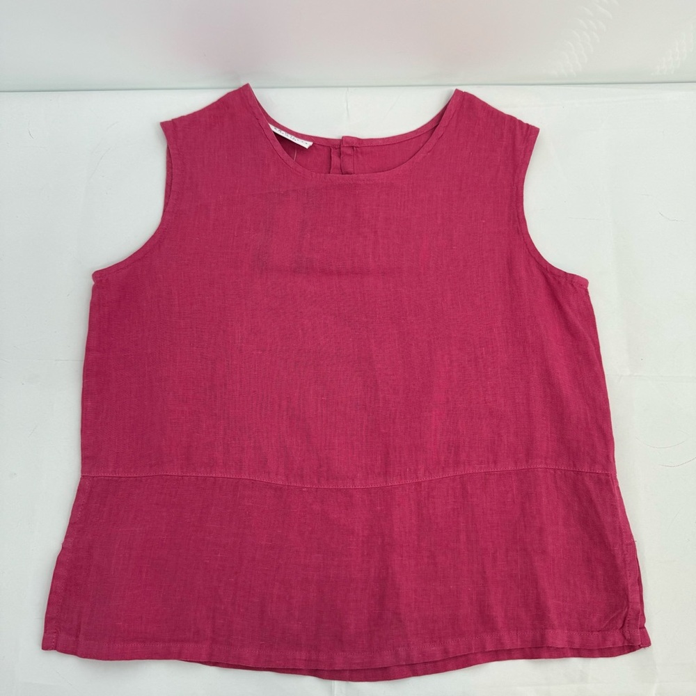 NWT Bryn Walker Women's Size XXS Isola 100% Linen Sleeveless Tank Top